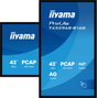 Iiyama T4329AS-B1AG Monitor Interactivo 43" 4K UHD Táctil Android 14 OS 3840 x 2160 450cd/m² WiFi HDMI USB-C RS-232C RAM 4GB ROM 32GB 24/7