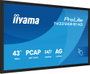 Iiyama T4329AS-B1AG Monitor Interactivo 43" 4K UHD Táctil Android 14 OS 3840 x 2160 450cd/m² WiFi HDMI USB-C RS-232C RAM 4GB ROM 32GB 24/7