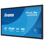 IIYAMA T4329AS-B1AG Monitor Táctil 43" 4K PCAP 3840x2160 24/7 Negro