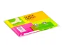 Q-connect Blocs de Notas Adhesivas Quita y Pon 38x51 mm con 50 Hojas Fluorescentes, Pack de 4 Unidades Surtidas