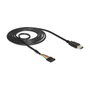 Delock Cable Adaptador USB 2.0 A TTL con Conector de 6 Pines a 1.8 m, Negro - 5 V, Compatible con Windows, Mac, Linux