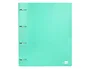 Liderpapel Carpeta de 4 Anillas Mixtas 40 mm Verde Manzana Opaco