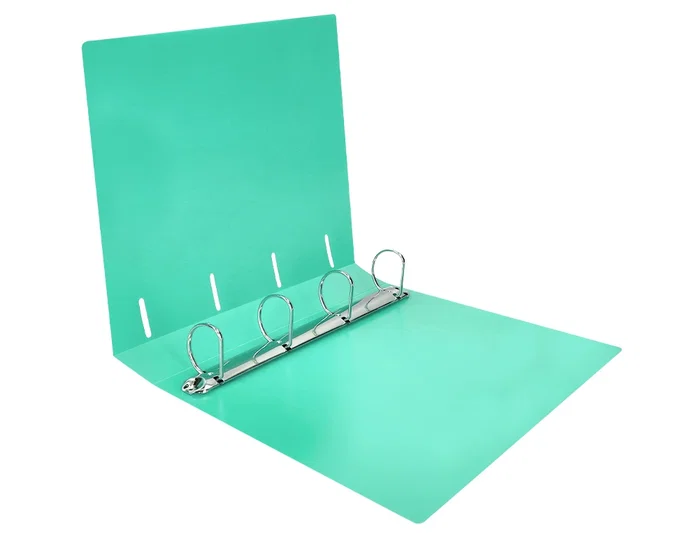 Liderpapel Carpeta de 4 Anillas Mixtas 40 mm Verde Manzana Opaco