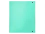 Liderpapel Carpeta de 4 Anillas Mixtas 40 mm Verde Manzana Opaco