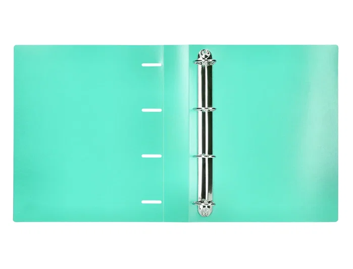 Liderpapel Carpeta de 4 Anillas Mixtas 40 mm Verde Manzana Opaco