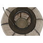 DKD Home Decor Portavelas Yute y Bambú Natural 33x33x77 cm