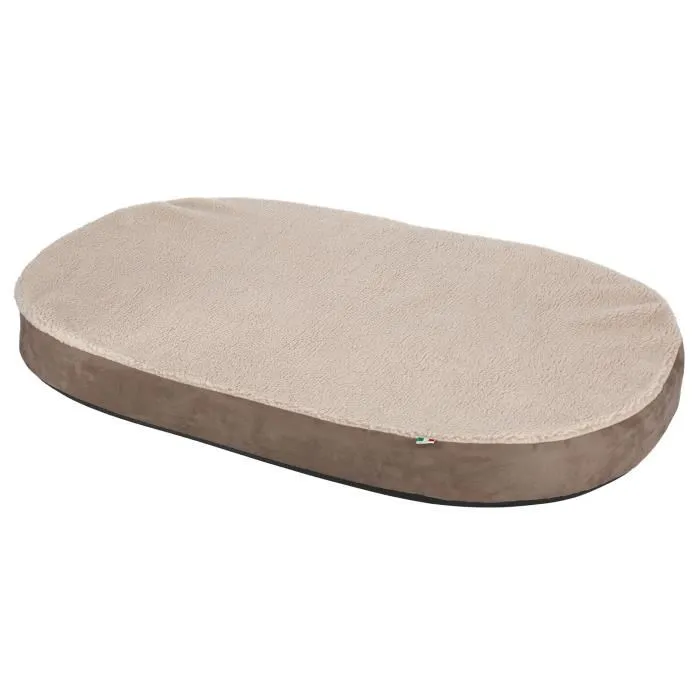 Cama para Perro Kerbl Oval 100 x 65 x 8 cm Beige Cama para Perro Kerbl Oval 100 x 65 x 8 cm Beige