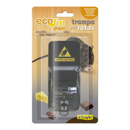 Flower Trampa para Ratas Modelo Fin Reutilizable e Higiénica - Control de Plagas con Mecanismo Dentado