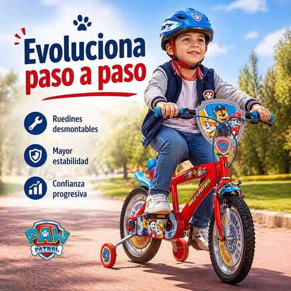 Toimsa Bicicleta Paw Patrol 16"