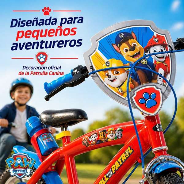 Toimsa Bicicleta Paw Patrol 16"