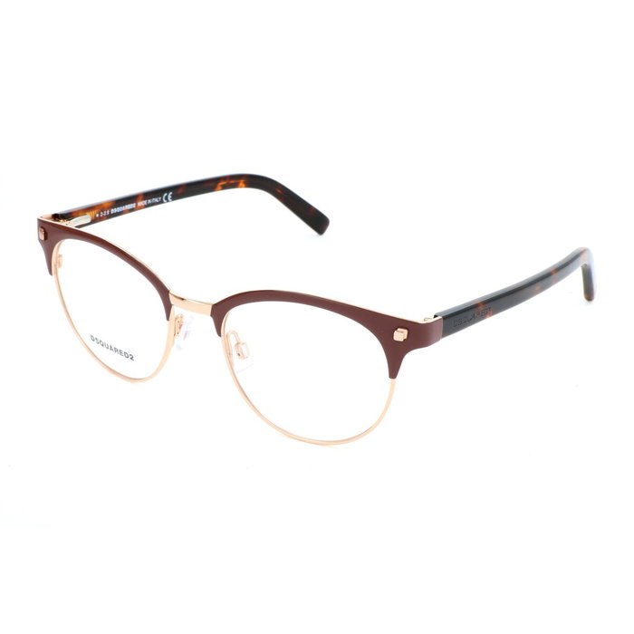Montura de Gafas Hombre Dsquared2 DQ5132-33 Dorado Ø 49 mm