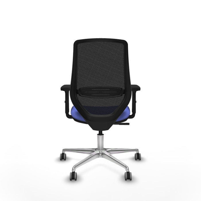 PIQUERAS Y CRESPO Silla de oficina Mardos con mecanismo Sincro, Azul claro y Negro