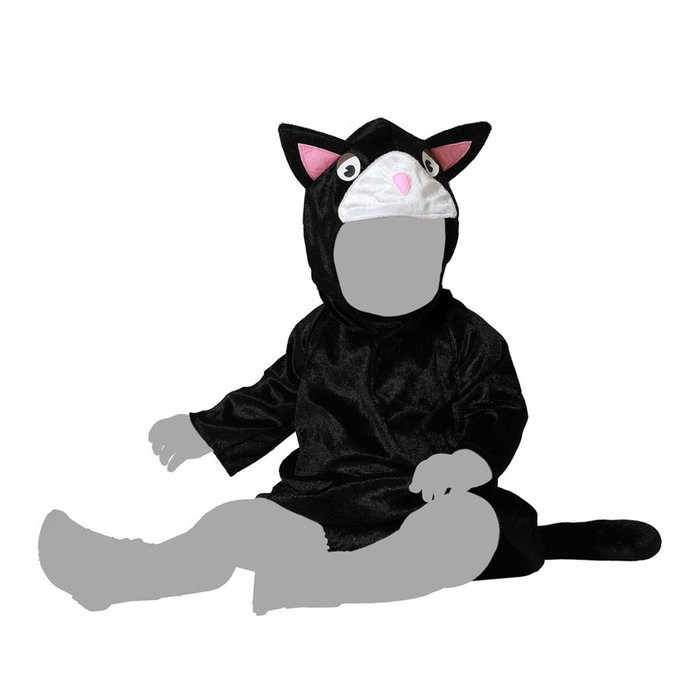 Carnaval Kids Disfraz de Gato Negro para Bebé Unisex 6-12 Meses