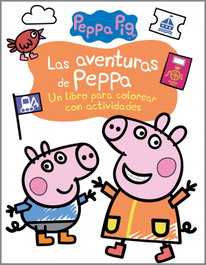 BEASCOA Las aventuras de Peppa (Actividades para colorear)