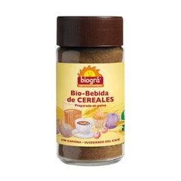 Biográ Café Cereales Soluble Bio 100g - Sustituto del Café Sin Cafeína Ecológico