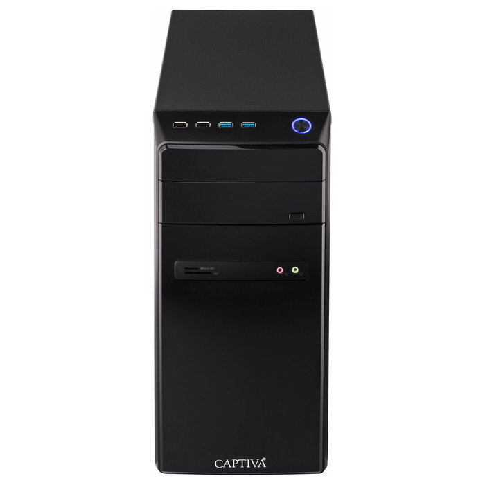 Captiva PC Power Starter I80-372, Intel Core i5-14400, 32GB RAM, SSD 1TB, DVD-RW, Wi-Fi 6, Windows 11 Home
