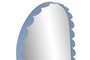 DKD Home Decor Espejo de Metal Azul con Arcos 40x60 cm