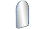 DKD Home Decor Espejo de Metal Azul con Arcos 40x60 cm