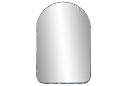 DKD Home Decor Espejo de Metal Azul con Arcos 40x60 cm