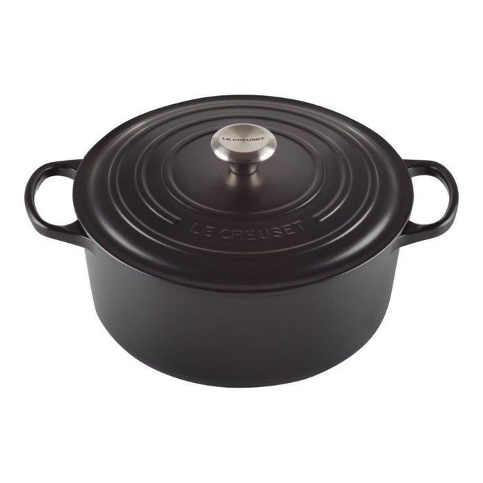 Le Creuset Signature Cazuela redonda 24 cm Negro Le Creuset Signature Cazuela redonda 24 cm Negro