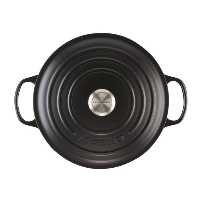 Le Creuset Signature Cazuela redonda 24 cm Negro Le Creuset Signature Cazuela redonda 24 cm Negro