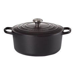 Le Creuset Signature Roaster Redondo 24cm Negro Schwarz 21177240000430