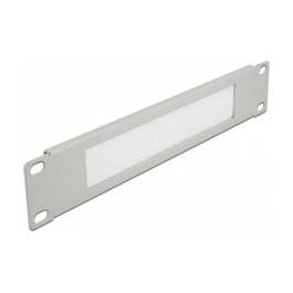 DeLOCK Tira de Cepillo de Manejo de Cables 10″ 1U Gris