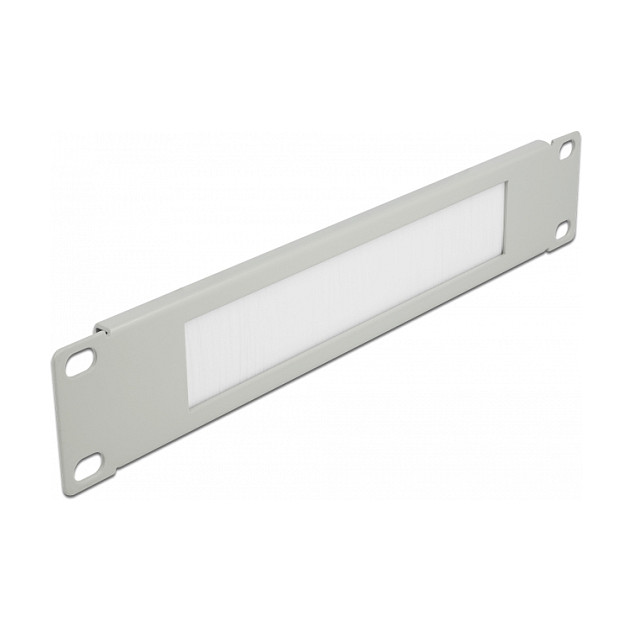 DeLOCK Tira de Cepillo de Manejo de Cables 10″ 1U Gris DeLOCK Tira de Cepillo de Manejo de Cables 10″ 1U Gris