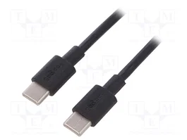 GOOBAY Cable USB 2.0 USB-C a USB-C de 0,5 m, Negro