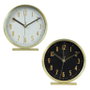 DKD Home Decor Reloj Despertador Blanco Negro 3.5 x 12 x 11.3 cm (4 Unidades)
