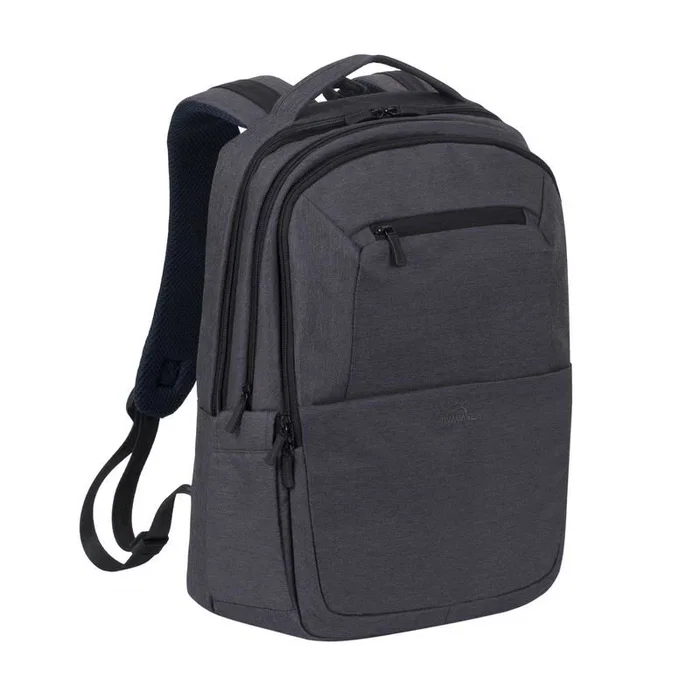 Rivacase Suzuka 7765 Mochila para Portátil hasta 16", Negro, Poliéster, Resistente al Agua, 560 g