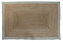 DKD Home Decor Alfombra Grein Scandi Marron Claro Verde Jade Yute Algodon Polyester 290 x 200 cm