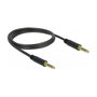 DeLOCK Cable de audio 4,4 mm 5 Pin de conector a conector, 1 m, Negro