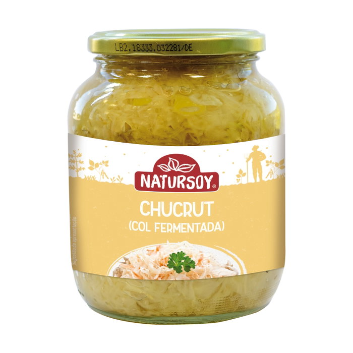 Natursoy Chucrut Bio 680 gr Fermentado Ecológico Mejora Flora Intestinal Natursoy Chucrut Bio 680 gr Fermentado Ecológico Mejora Flora Intestinal