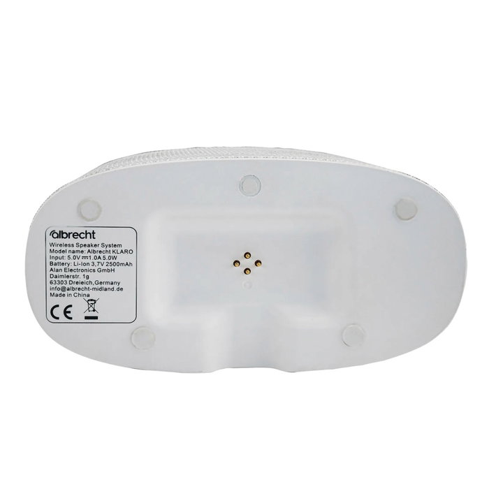 Albrecht Klaro TV Speaker Blanco Albrecht Klaro TV Speaker Blanco
