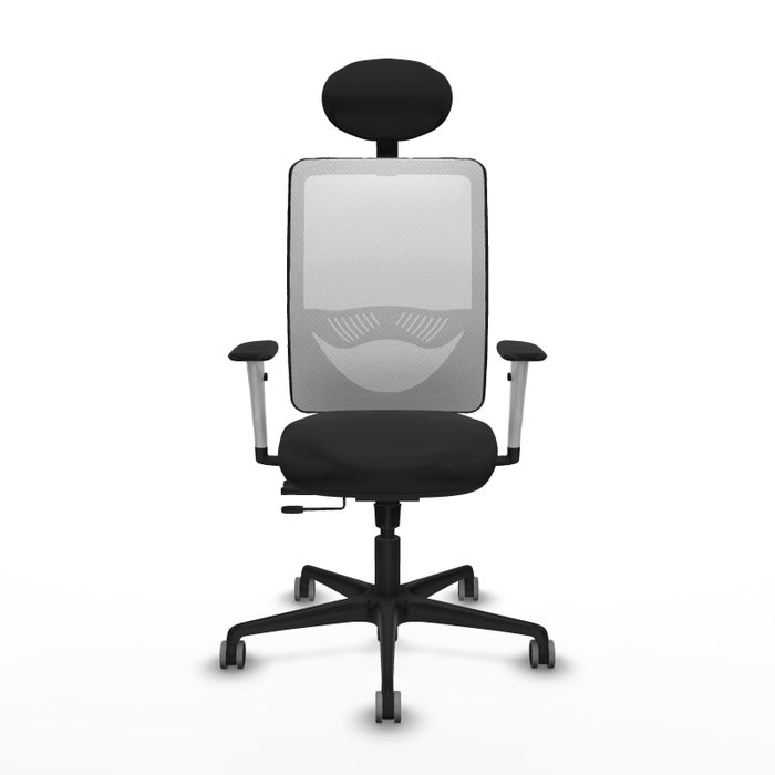 PIQUERAS Y CRESPO Silla de oficina Zulema con mecanismo Sincro/Traslack, Negro y Blanco PIQUERAS Y CRESPO Silla de oficina Zulema con mecanismo Sincro/Traslack, Negro y Blanco