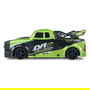 AMEWI Coche de Carreras RC Drift Racing Car 1:18 4WD RTR Modelo 21101, Efectos de Luz, Velocidad 25 km/h, Color Verde y Negro