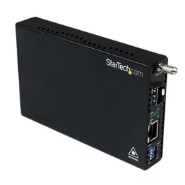 StarTech.com Conversor de Medios Gigabit Ethernet UTP RJ45 a Fibra con Ranura SFP