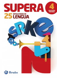 BRUÑO, Supera 25 dificultades de lengua 4º primaria - BRUÑO