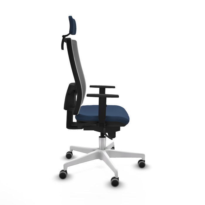PIQUERAS Y CRESPO Silla de oficina Horna Azul Marino y Gris PIQUERAS Y CRESPO Silla de oficina Horna Azul Marino y Gris