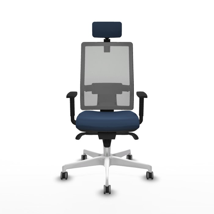 PIQUERAS Y CRESPO Silla de oficina Horna Azul Marino y Gris PIQUERAS Y CRESPO Silla de oficina Horna Azul Marino y Gris