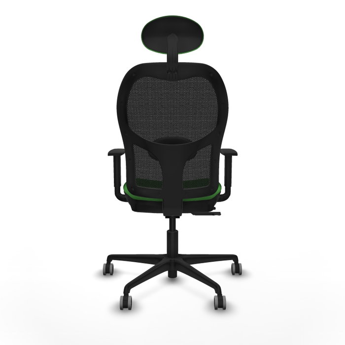 PIQUERAS Y CRESPO Silla de oficina Jorquera Verde con Mecanismo Sincro/Traslack