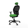 PIQUERAS Y CRESPO Silla de oficina Jorquera Verde con Mecanismo Sincro/Traslack