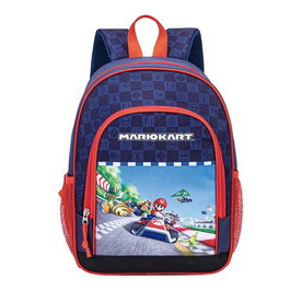 Toybags Mochila Super Mario Kart, 30 x 24 x 8 cm, Forrada y Personalizada, 2 Bolsillos Laterales, Textil, Edad 7+ Años