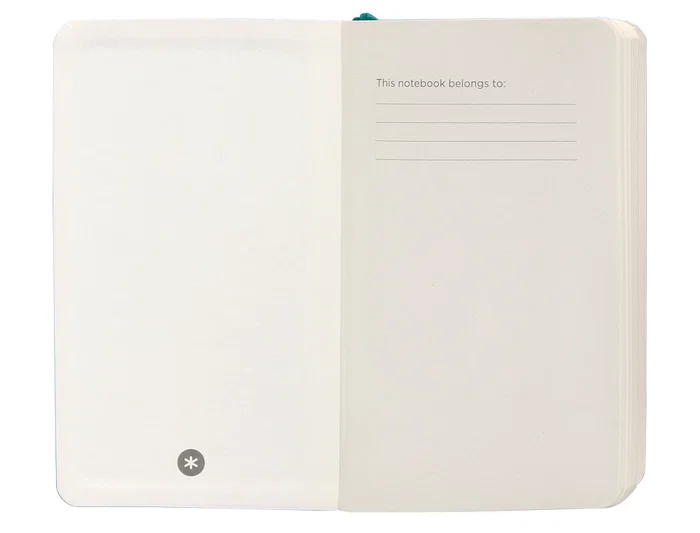 Antartik Cuaderno A6 Tapa Blanda Hojas Lisas Verde Aguamarina 100 Hojas 80gr FSC