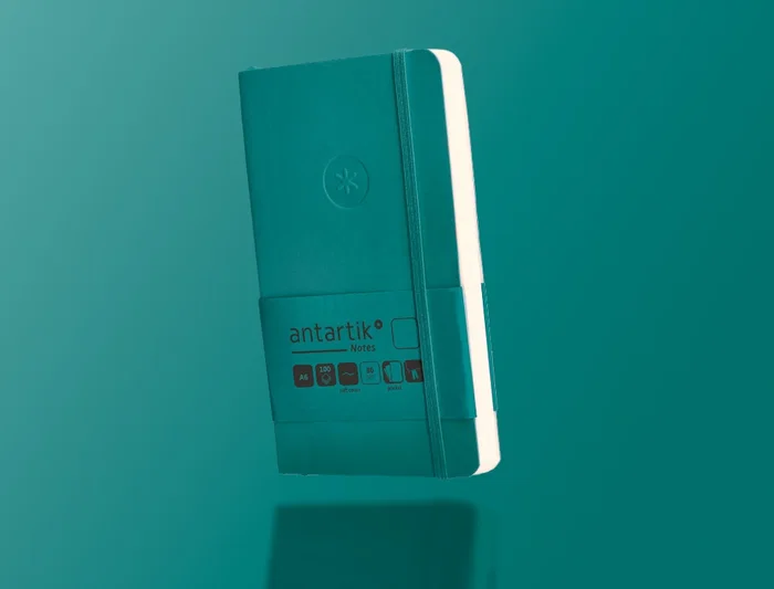 Antartik Cuaderno A6 Tapa Blanda Hojas Lisas Verde Aguamarina 100 Hojas 80gr FSC