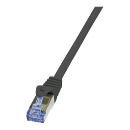 LogiLink Patchkabel CAT6A S/FTP AWG26 PIMF 10,00m negro