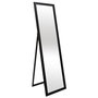 Home Deco Factory Espejo De Pie Negro 35x124 cm Colección Essentiel