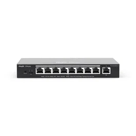 Ruijie Networks RG-ES209GC-P Switch Gestionado Gigabit Ethernet PoE Negro