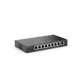Ruijie Networks RG-ES209GC-P Switch Gestionado Gigabit Ethernet PoE Negro